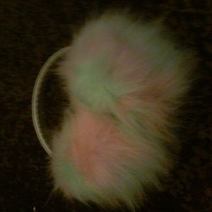 Kawaii Unicorn puff balls Winter ear muffs